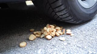 Crushing Crunchy & Soft Things by Car! EXPERIMENT CAR VS MINI METAL CARS