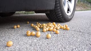 Crushing Crunchy & Soft Things by Car! EXPERIMENT CAR vs Balloons
