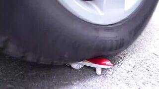 Crushing Crunchy & Soft Things by Car! EXPERIMENT CAR vs WATERMELON