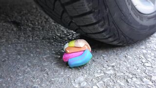 Crushing Crunchy & Soft Things by Car! EXPERIMENT CAR vs BALL