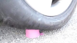 Crushing Crunchy & Soft Things by Car! EXPERIMENT CAR vs LIZARD toy