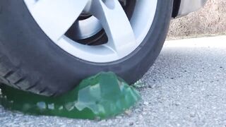 Crushing Crunchy & Soft Things by Car! EXPERIMENT CAR vs FLORAL FOAM
