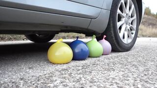 Crushing Crunchy & Soft Things by Car! EXPERIMENT CAR vs BALL