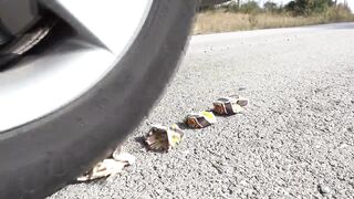 Crushing Crunchy & Soft Things by Car! EXPERIMENT CAR vs POLICE CAR