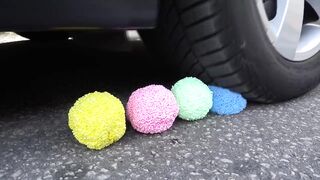 Crushing Crunchy & Soft Things by Car! EXPERIMENT CAR vs EGGS