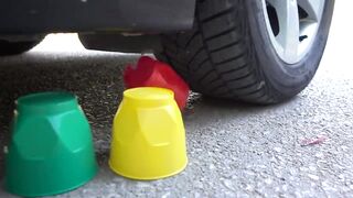 Crushing Crunchy & Soft Things by Car! EXPERIMENT CAR vs EGGS