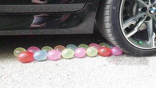 Crushing Crunchy & Soft Things by Car! EXPERIMENT Car vs Balloons