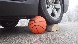 Crushing Crunchy & Soft Things by Car! EXPERIMENT CAR vs BALLOONS and TOOTHPASTE