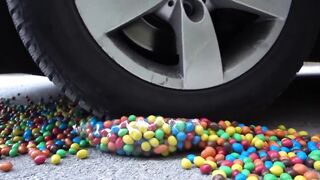 Crushing Crunchy & Soft Things by Car! EXPERIMENT CAR vs BALLOONS and TOOTHPASTE