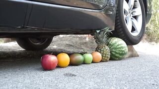 Crushing Crunchy & Soft Things by Car! EXPERIMENT CAR vs BALLOONS and TOOTHPASTE