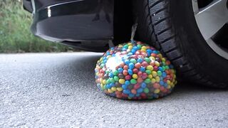 Crushing Crunchy & Soft Things by Car! EXPERIMENT CAR vs M&M