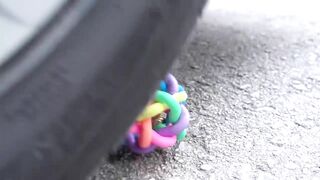 Crushing Crunchy & Soft Things by Car! EXPERIMENT CAR VS World's Largest Gummy Worm