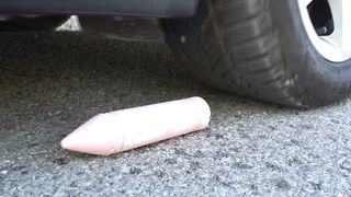 Crushing Crunchy & Soft Things by Car! EXPERIMENT CAR VS COINS