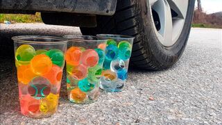 Crushing Crunchy & Soft Things by Car! EXPERIMENT CAR vs Orbeez