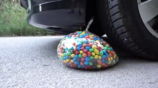 Crushing Crunchy & Soft Things by Car! EXPERIMENT CAR vs GIANT ORBEEZ
