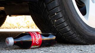 Crushing Crunchy & Soft Things by Car! EXPERIMENT CAR vs COCA COLA