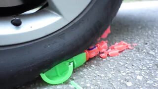 Crushing Crunchy & Soft Things by Car! EXPERIMENT CAR VS BALLOONS