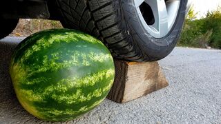 Crushing Crunchy & Soft Things by Car! (Watermelon Edition)