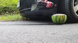Crushing Crunchy & Soft Things by Car! (Watermelon Edition)
