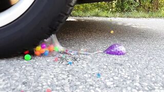 Crushing Crunchy & Soft Things by Car! EXPERIMENT CAR vs Anti Stress Toys