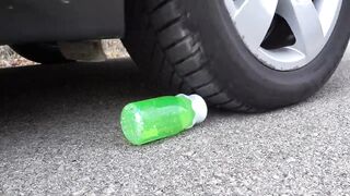 Crushing Crunchy & Soft Things by Car! EXPERIMENT CAR VS COCA COLA JELLY