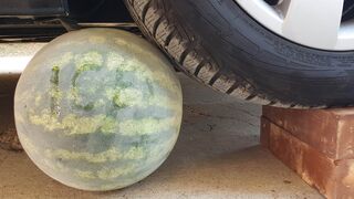 Crushing Crunchy & Soft Things by Car! EXPERIMENT CAR vs ICE WATERMELON