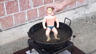 EXPERIMENT Stretch Armstrong in 300° HOT Oil