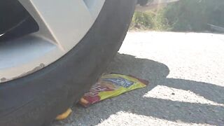 Crushing Crunchy & Soft Things by Car! EXPERIMENT Car vs Water Balloons