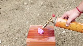 EXPERIMENT Gas torch vs Shaving Foam