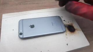 EXPERIMENT Glowing 1000 Degree METAL BALL vs Iphone