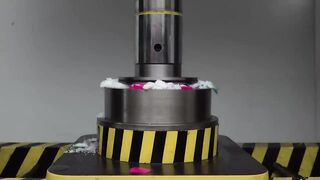 Pressing CANDLE Through Small Holes with HYDRAULIC PRESS 100 TON