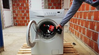 EXPERIMENT Coca Cola vs Washing Machine