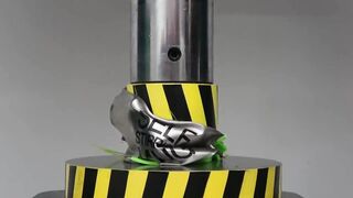 EXPERIMENT HYDRAULIC PRESS 100 TON vs SLIME ANTISTRESS BALL