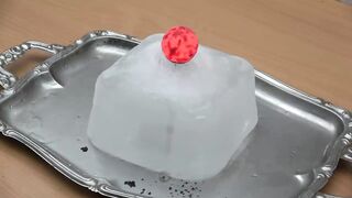 EXPERIMENT Glowing 1000 Degree METAL BALL vs ICE
