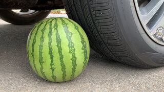 Experiment Car vs Watermelon, Sprite, Fanta, Mirinda | Crushing Crunchy & Soft Things by Car | ASMR