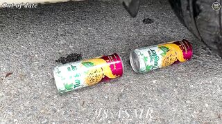 Experiment Car vs Big Coca, Sprite, Mirinda, Pepsi | Crushing Crunchy & Soft Things by Car | ASMR