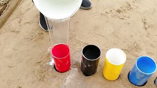 Coca Cola, Sprite, Pepsi,Mtn Dew and a lot of Mentos Underground !! Experiment Super Reaction!
