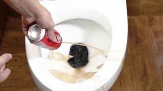 Coca Cola, Different Fanta, Mtn Dew, Pepsi, Sprite and Cell phone VS Mentos in Underground toilet