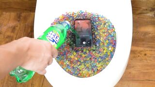 Experiment !! PHONE vs TOILET Pepsi, Coca Cola and Mentos Fanta