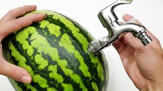 Amazing Watermelon Party Tricks Experiment at home