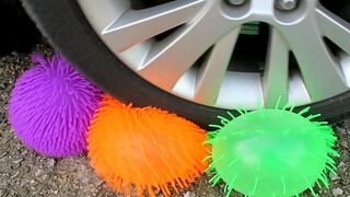 Crushing Crunchy & Soft Things by Car! - EXPERIMENT: CAR VS SQUISHY TOYS