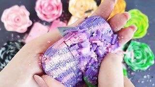 Very satisfying video ! Soap cubes and crushing soap roses 
