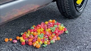Crushing Crunchy & Soft Things by Car! EXPERIMENT Car vs Popcorn
