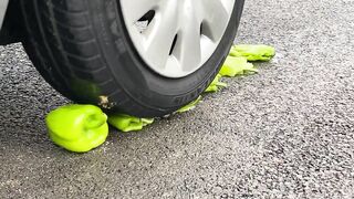 Crushing Crunchy & Soft Things by Car! - EXPERIMENT: WATERMELON 4 VS CAR