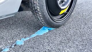 Oddly Satisfying Video Crushing Crunchy & Soft Things by Car! - EXPERIMENT