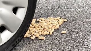 Crushing Crunchy & Soft Things by Car! - EXPERIMENT: F1 TOY VS CAR