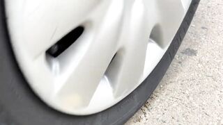 Crushing Crunchy & Soft Things by Car! - EXPERIMENT: PIRAMIDA VS CAR SATISFYNG VIDEO