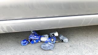 Crushing Crunchy & Soft Things by Car! - EXPERIMENT: OPTIMUS PRIME TOY VS CAR  SATISFYNG VIDEO