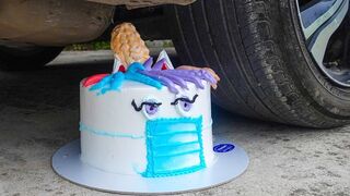 Crushing Crunchy & Soft Things by Car! - EXPERIMENT: CAR vs Cake Birthday and More! Satisfying video
