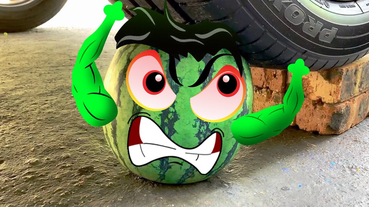 Crushing Crunchy & Soft Things by Car | Experiment Car vs Hulk